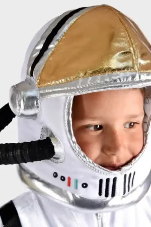 Den Goda Fen Kostuum - Astronautenhelm - Wit Laatste Versie