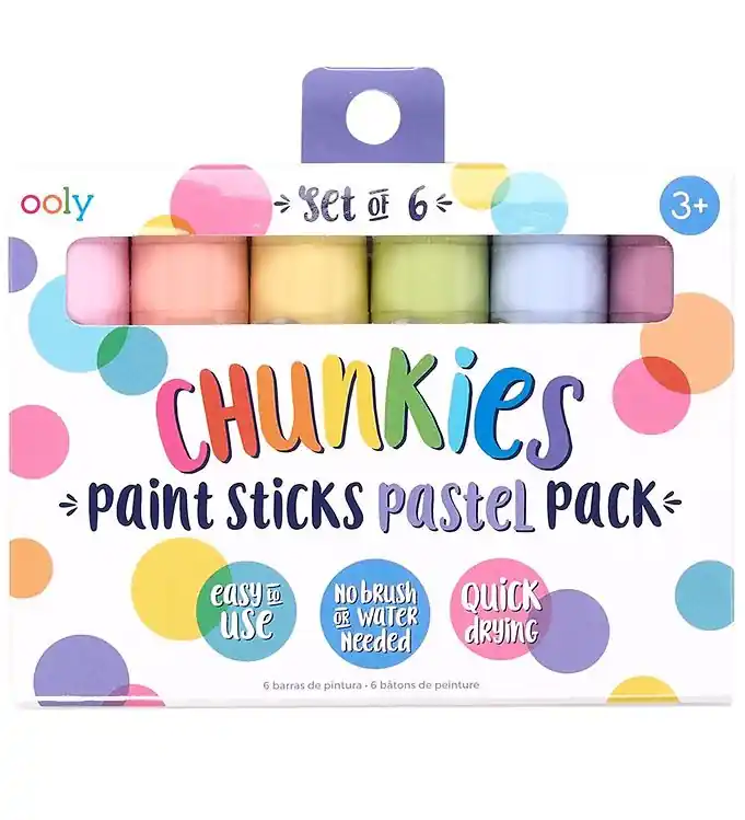 Actieprijs Ooly Jumbo Markers - Chunkies Paint Sticks - 6 stk - Pastel