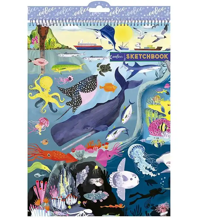 Eeboo Schetsboek - Onder de zee Lage Prijs