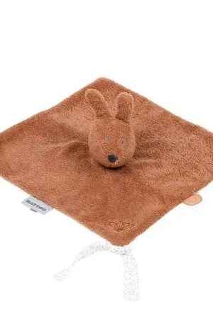 Favoriet Nattou Knuffeldoekjes - Bonnie Konijn - 27x27 cm - Rust