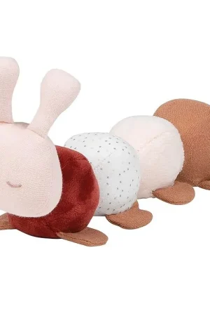 Exclusieve Aanbieding Nattou Activiteitenspeelgoed - Rups - 25 cm - Rust