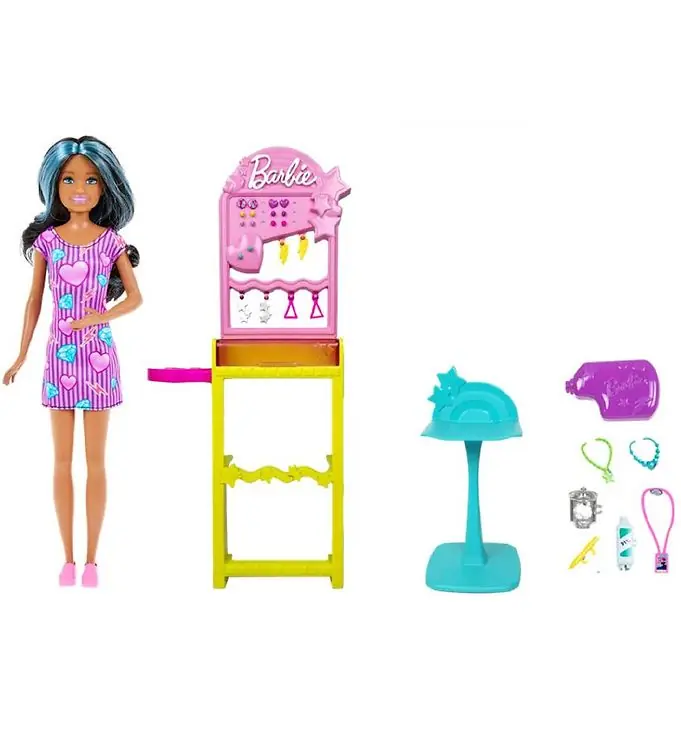 Barbie Poppenset - schipper First Job - Oorprikker Direct Beschikbaar