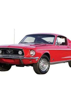 Airfix Set - SNELBOUW - Ford Mustang GT 1968 J6035 - 45 Onderdel Populair