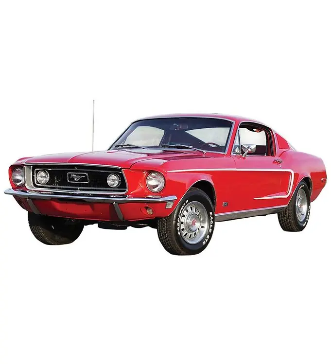 Airfix Set - SNELBOUW - Ford Mustang GT 1968 J6035 - 45 Onderdel Populair