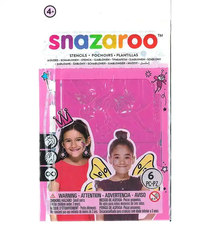 Snazaroo Stencil - Sjablonen voor tatoeages - 6 st. Beperkt Aanbod