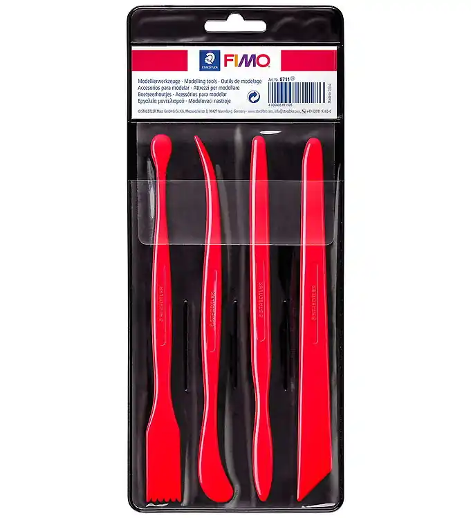 Staedtler FIMO-tools voor Speelklei - Rood Gratis Retour