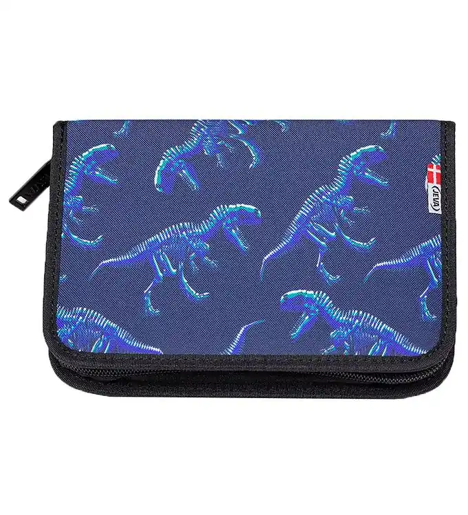 Hoge Kwaliteit Jeva Etui m. Inhoud - Onezip - Dinosaurus