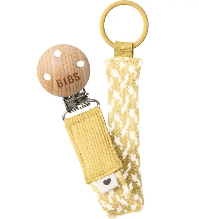 BIBS Speenketting - Gevlecht - Pale Boter/Ivory Premium