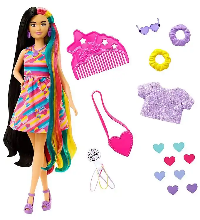 Direct Verzonden Barbie Pop - Helemaal haar - Hearts