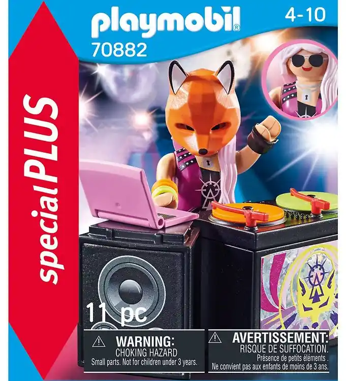 Alleen Vandaag Playmobil SpecialPlus - DJ met platenspeler - 70882 - 11 Onderde