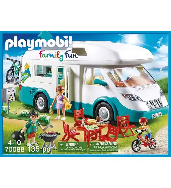 Beperkt Aanbod Playmobil Family Fun - Camper - 70088 - 135 Onderdelen