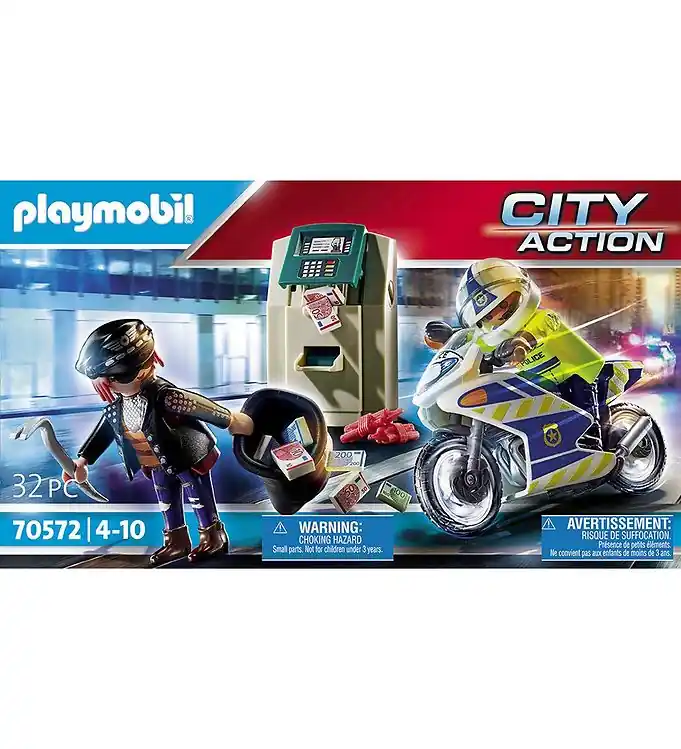 Playmobil City Action - Politiemotor: F... - 70572 - 32 Onderdel Shop Nu