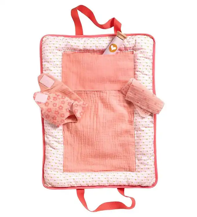 Djeco Poppen Accessoires - Luiertas - Roze Piek Veilige Betaling