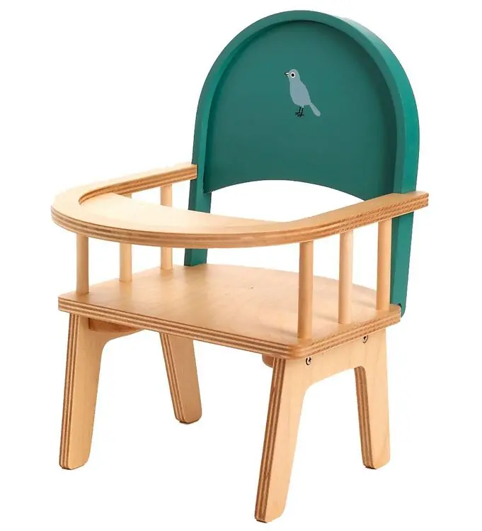 Djeco Poppen Accessoires - Hout - Eetstoel Shop Nu