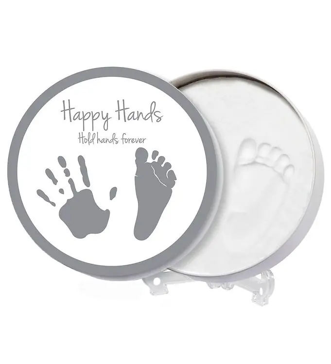 Dooky Happy Handen - Rond box - Handafdruk Snelle Levering