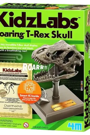 4M Schedel - KidzLabs - Brullende T-Rex Schedel Koop Vandaag
