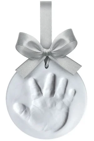 Dooky Hangspeeltje - Happy Handen Ornament Kit - Zilver Lint Meest Verkocht