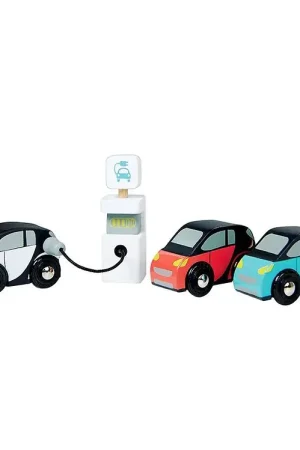 Betrouwbaar Tender Leaf Houten Speelgoed - 3 Auto's - Smart Cars