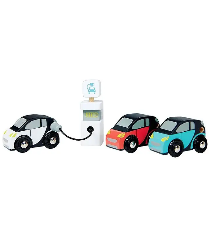 Betrouwbaar Tender Leaf Houten Speelgoed - 3 Auto's - Smart Cars