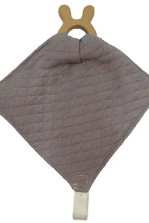 Asi Poppen Accessoires - Dekbed - Vintage Print Grey Eend Blue Seizoensaanbieding