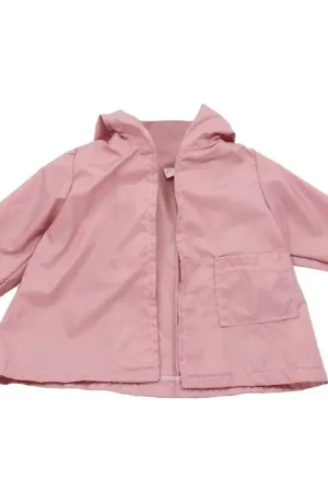 Asi Poppenkleding - 43-46 cm - Regenjas - Rose Koopje