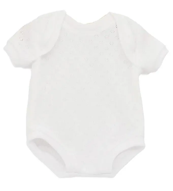 Asi Poppenkleding - 43-46 cm - Romper - Wit Superprijs