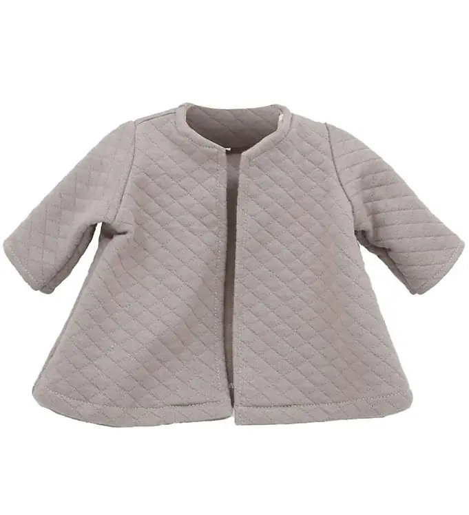 Lage Prijs Asi Poppenkleding - 43-46 cm - Gewatteerd Jas - Warm Grey