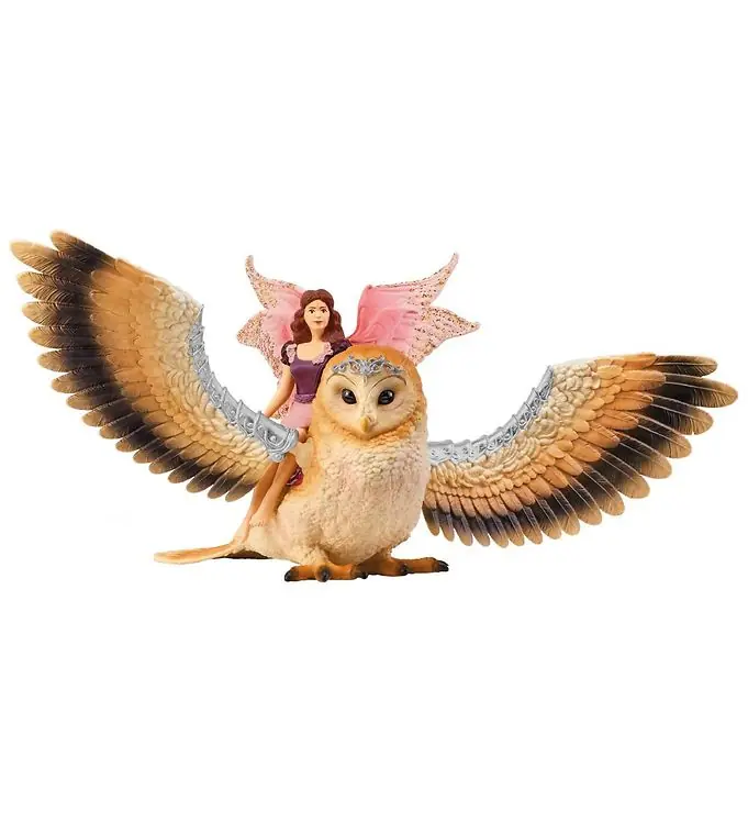 Schleich Bayala - Fairy In vlucht op Glam Owl V2 Finale Uitverkoop