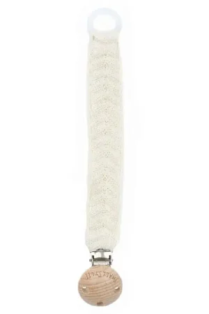 Smallstuff Speenketting - Visgraat - Offwhite Flitsaanbieding