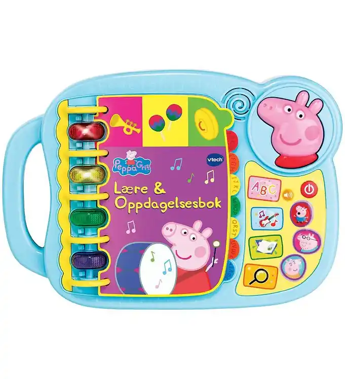 Voordeelprijs Vtech Boek m. Audio - Deens - Peppa Pig Leer- en ontdekkingsboek