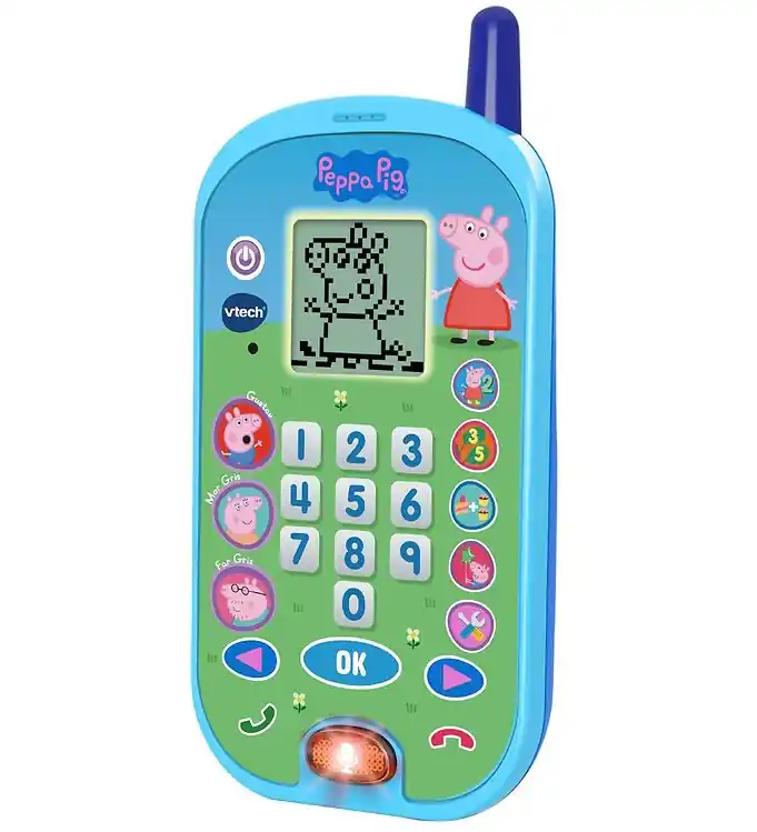 Vtech Speelgoedtelefoon - Peppa Pig Praten en leren-telefoon - D Tijdelijk Beschikbaar