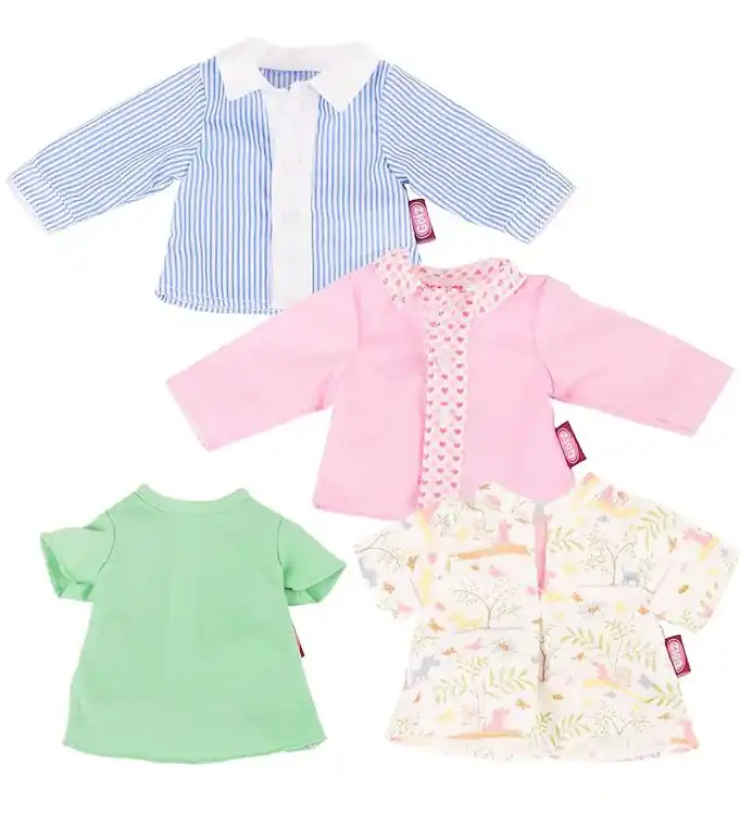 Dagaanbieding Götz Poppenkleding - Tas Met 4 Set Kleding - 42-46 Cm.
