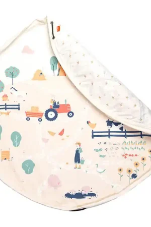 Betaalbaar Play&Go Speelmat - Ø140 - Farm