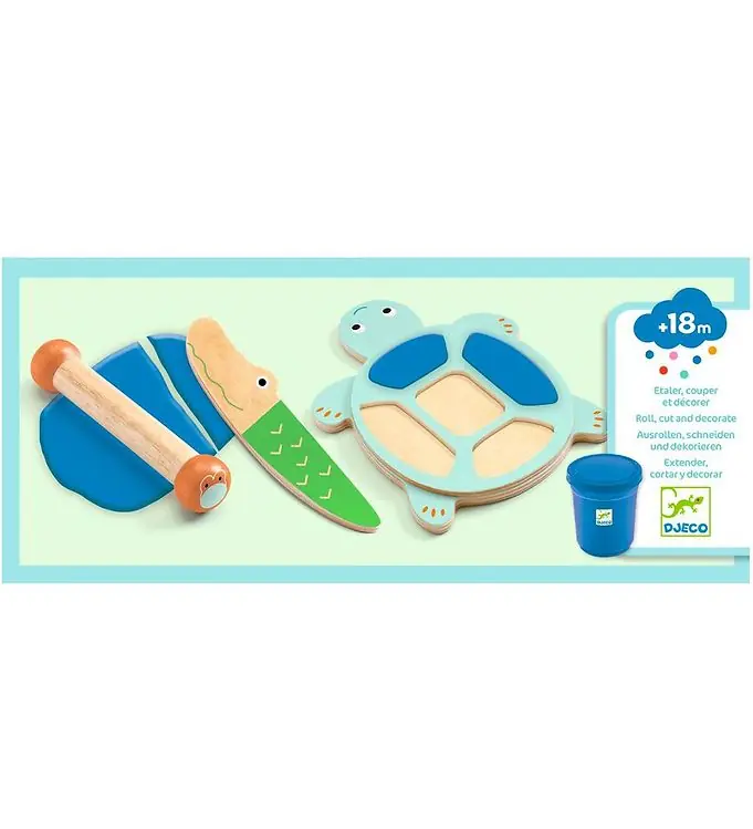 Djeco Speelklei Met vorm - Schildpad Weekendaanbieding