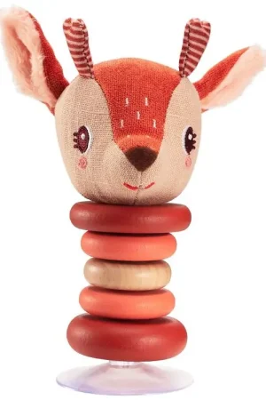 Beperkt Aanbod Lilliputiens Rammelaar Met schommel - Stella - Rood