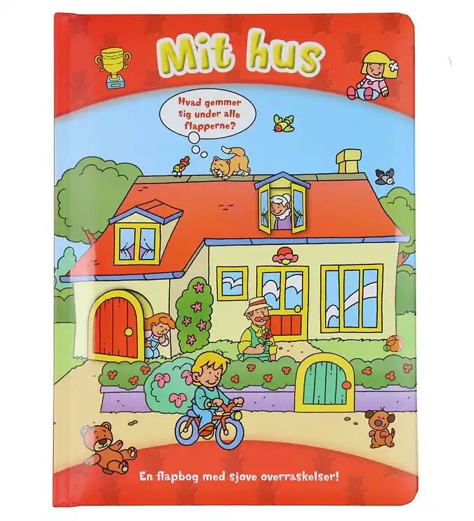 Op = Op Forlaget Bolden Boek - Het Grote Flapboek: Mijn Huis - Deens