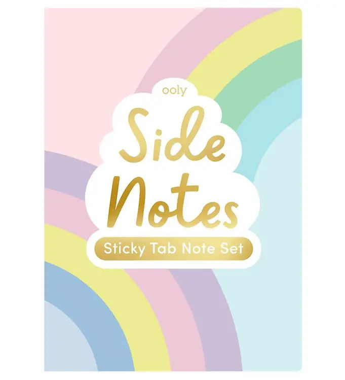 Ooly Sticky Notes Boek - Side Notes - Pastel Regenbogen Koopje