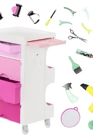 Betrouwbaar Our Generation Poppen Accessoires - Kapperswagen