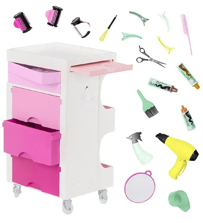 Betrouwbaar Our Generation Poppen Accessoires - Kapperswagen