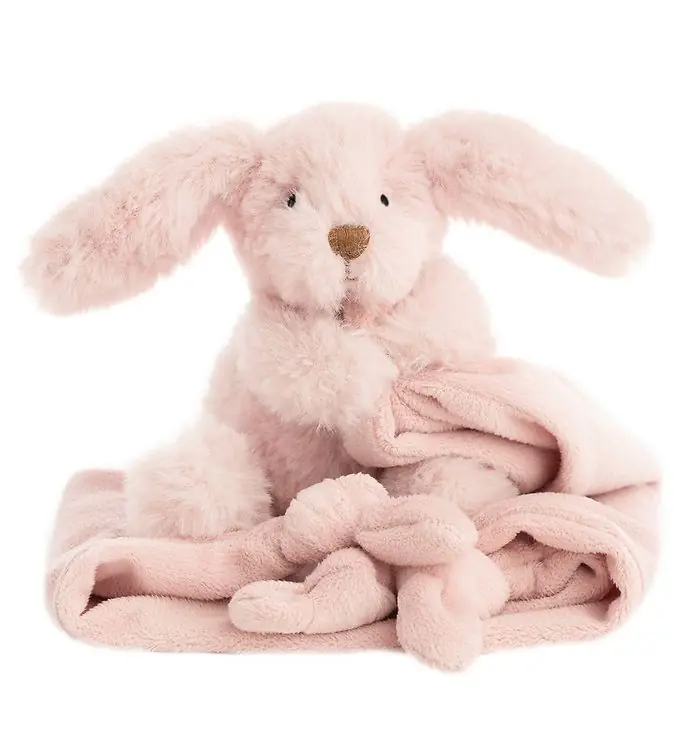 NatureZoo Knuffeldoekjes - Konijn - 35x35 cm - Baby Rose Direct Verzonden