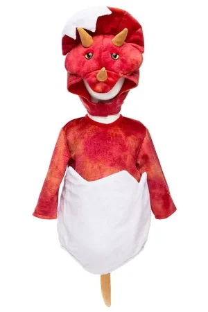 Aanbieding Great Pretenders Kostuum - Baby Dino Triceratops - Rood