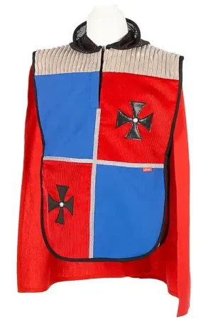 Speciale Aanbieding Souza Kostuum - Ridder - Ivain Knight - Rood/Blauw