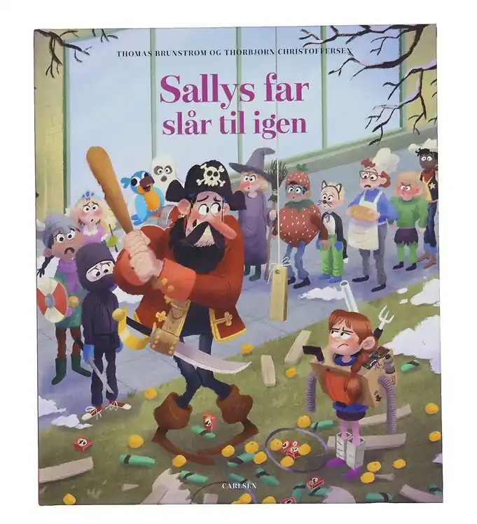 Voordeelprijs Forlaget Carlsen Boek - Sally's vader slaat weer toe - Deens