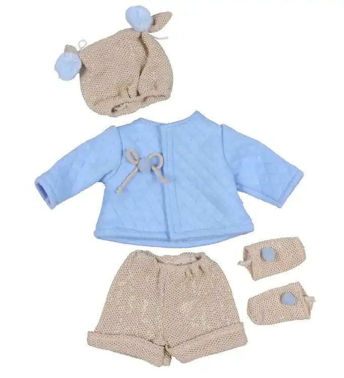 Asi Poppenkleding - 36 cm - Lichtblauw Gereduceerde Prijs