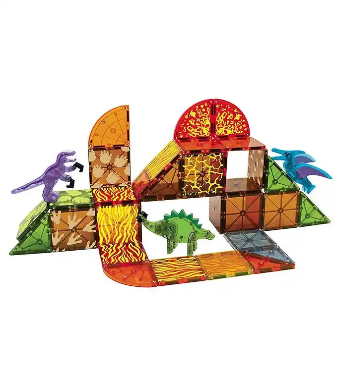 Magna-Tiles Magneetset - 40 Onderdelen - Dino World Alleen Vandaag