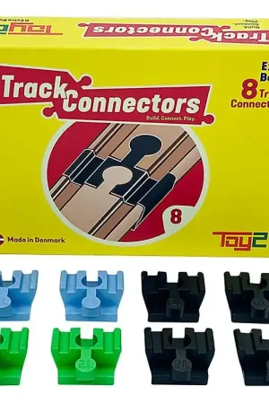 Actieprijs Toy2 Track Connectors - 8 st. - Basic Connectoren