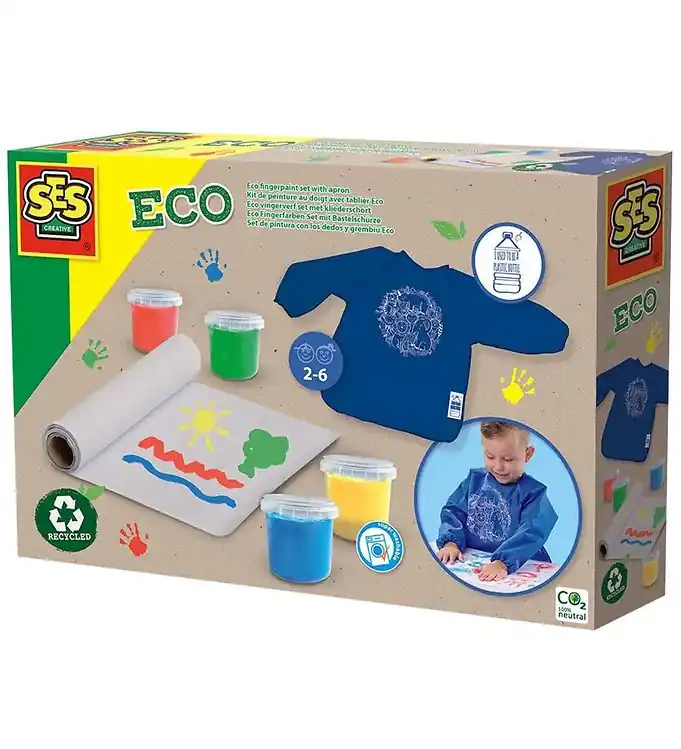 Exclusieve Aanbieding SES Creative - ECO - Vingerverf - Schort