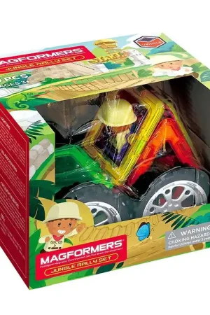 Laatste Versie Magformers Magneetset - 9 stk - Jungle Rally