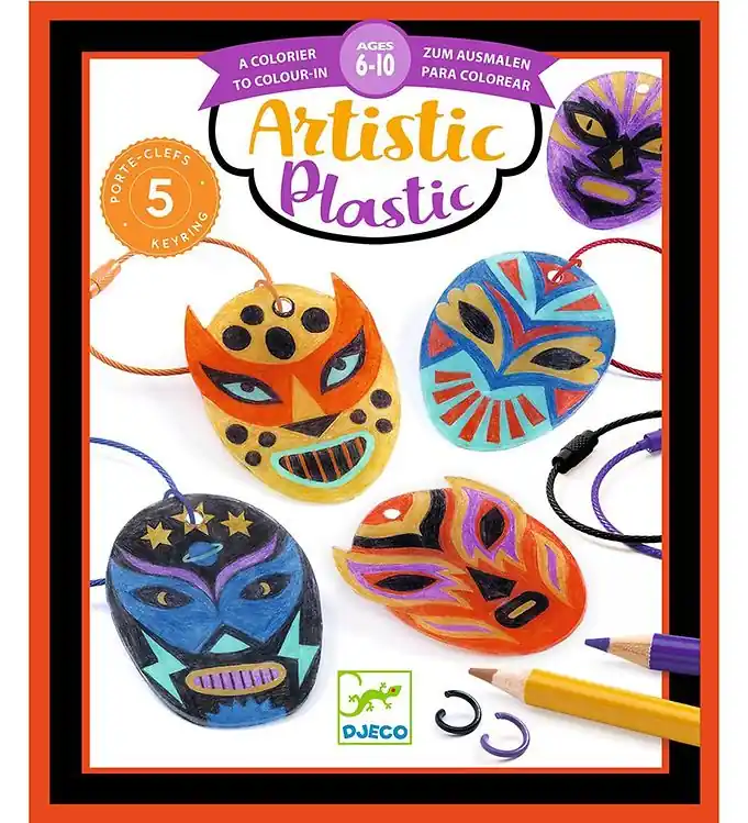 Djeco Creatieve Speelset - 5 stk - Worstelaar Sleutelhanger Koop Vandaag