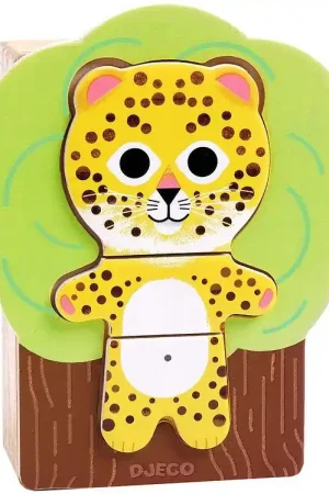 Superprijs Djeco Puzzel - Hout - 18 Bakstenen - Abra
